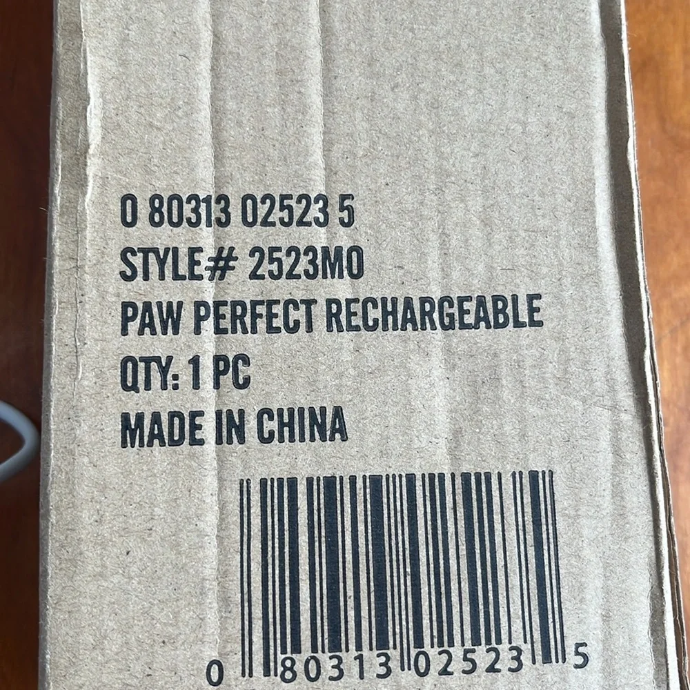 Bell and Howell PawPerfect Pet Nail Groomer w/Charger Cord & Replacement Rollers